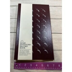 Vintage Retro Hallmark Home Inventory Record Book NOS Y2K MCM 12" x 7"  TubB6